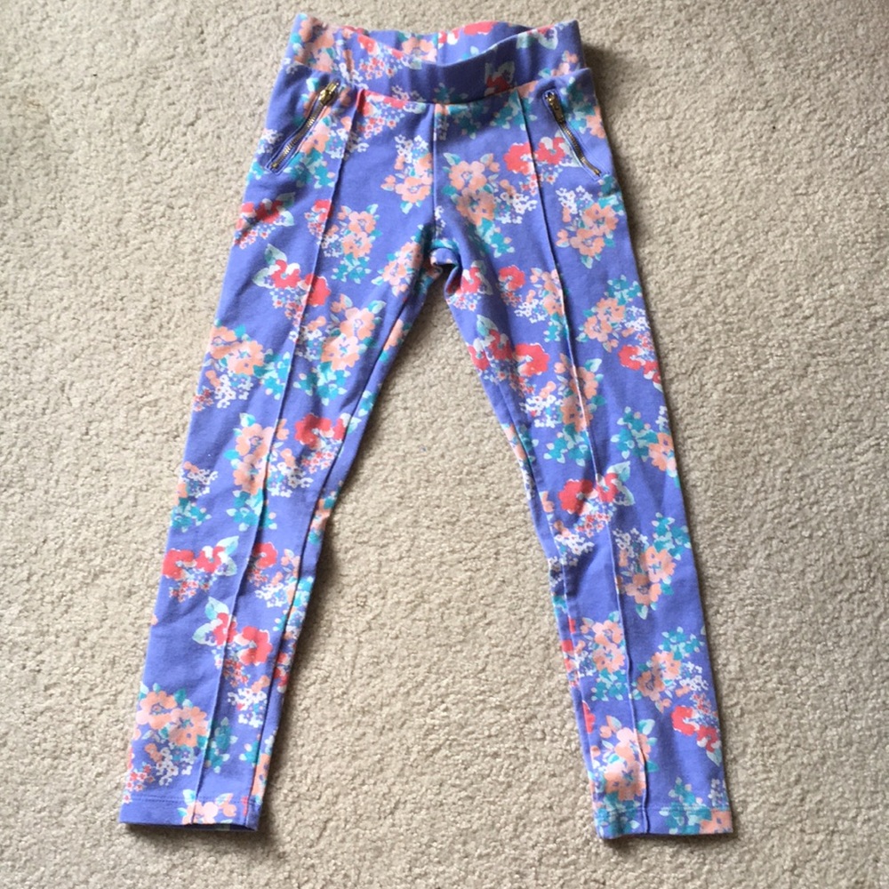 These are floral printed jeggings